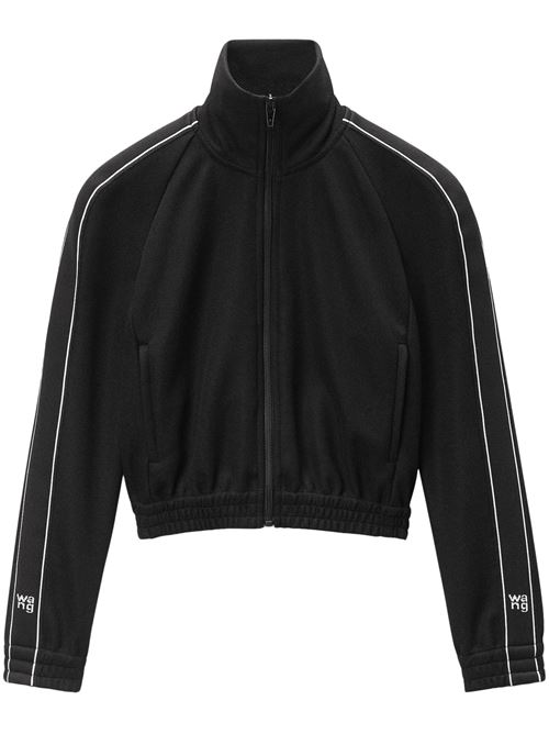 Cropped track jacket with logo tape Alexander Wang | 4CC3242091001